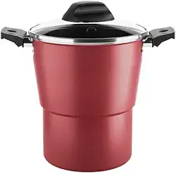 Brinox - Cuscuzeira 2L Especiarias Antiaderente - Cereja