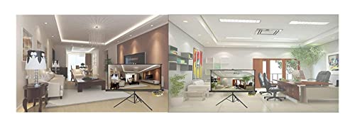 Image of SAVSOL 120 Inch Cineview Series Tripod Type Projector Screen, Supports UHD, 3D and 4K Ready Technology-(8ftx6ft, 4:3 Aspect Ratio)#1