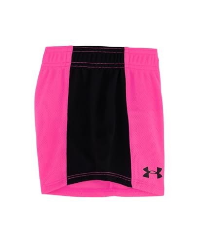 Image of Under Armour Girl's 2-piece Short Sleeve Tee and Shorts Set, Lightweight and Comfortable