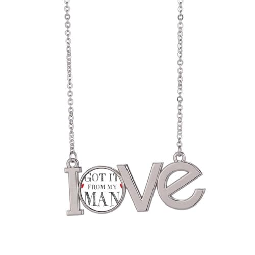 Collier For My Woman pendentif M, bijou chaîne mode pour femme tendance