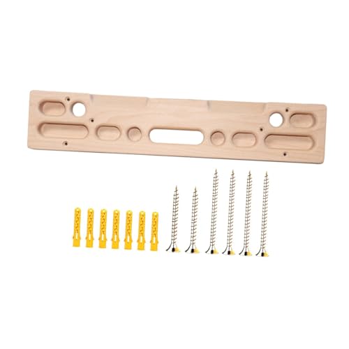 Yiju Climbing Hangboard Finger Strengthener Climbing Training Board Pull up Fingerboard Rock Climbing Fingerboard for Climbers