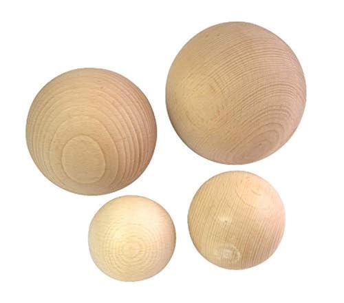 JOWE Holzkugel 10cm aus Buche ohne Bohrung 1 St&uuml;ck - Kugel aus Holz ohne Loch 100mm | Made in Austria