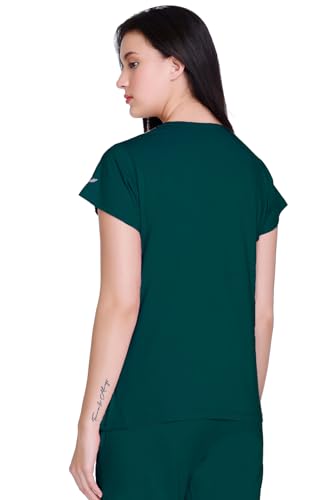 Image of GODFREY Women Round Neck Half Sleeve Cotton T Shirts