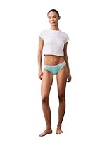 Calvin Klein Women's Modern Logo 3 Pack Bikini Briefs, Multicolor, Small Blue