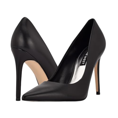 Image of Nine West Fresh Pointy Toe Pumps, 10.5, Black Leather