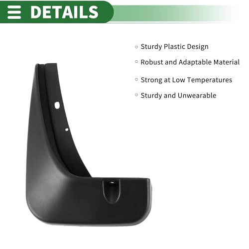 Image of Motoforti Mud Flaps Splash Guards Mud Guards for Chevrolet New Aveo 2011-2013 W /Mount Accessories