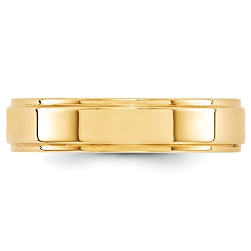 Wedding Band Ring Band 10K Yellow Gold Standard Flat2