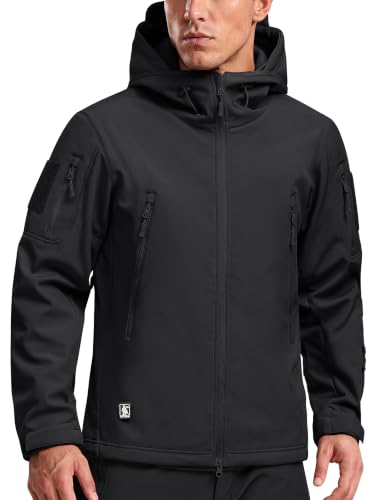 FREE SOLDIER Men's Outdoor Waterproof Softshell Jacket...