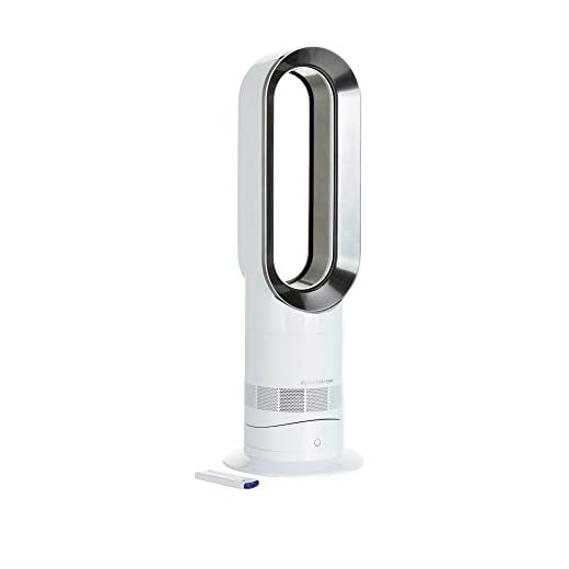 Dyson AM09 Hot and Cool Fan, White/Silver