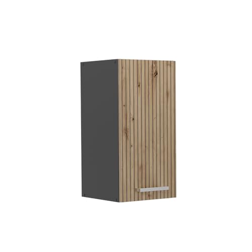 Vicco Elément Haut de Cuisine R-Line, Chêne Artisan, 30cm, pour Une Combinaison Libre au Sein de systèmes de Cuisine modulaires