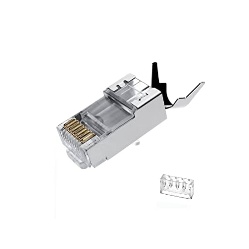 Cat7 2-Piece Metal Shielded RJ45 Connectors