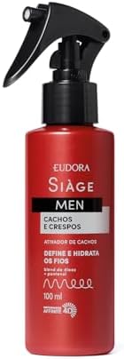 Eudora Eudora Siàge Men Cachos Spray Ativador de Cachos 100ml