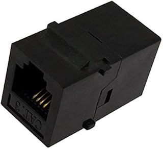 10PCS RJ11 Phone Module,Cat3 Telephone Module Jack RJ-11 6p4c Female to Female RJ11/RJ12 RJ-11 Coupler