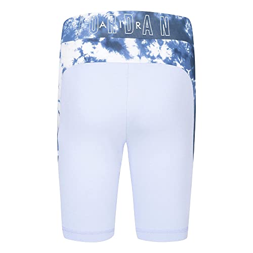 Jordan Girl's Cloud Dye Blocked Bike Shorts (Little Kids/Big Kids) Light Marine SM (7 Little Kid)3