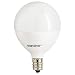 Sunlite LED Globe 40W Equivalent (Only Uses 5 Watts!) Dimmable Frosted G16 Bulb, Candelabra Base, Warm White