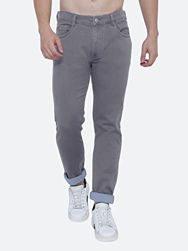 Image of Strechable Denim Regular Fit Mid Waist Light Weight Soft Feel Stretchable Denim Jeans Pant for Men