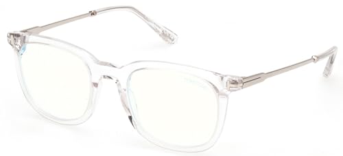 TOM FORD FT5901-B crystal 50 gafas graduadas transparentes de acetato unisex