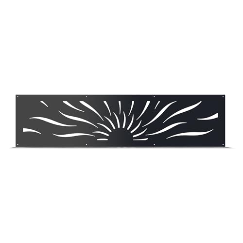 Sun Fence Topper Panels 48 inch Aluminum