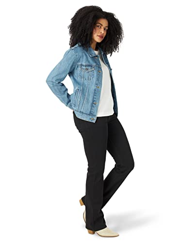 Wrangler Women's Relaxed Fit Memory Maker Jean Jacket, Basin, Medium #TOP4