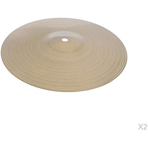 ATORSE Brass Splash Crash Cymbals 2Pack 10inch