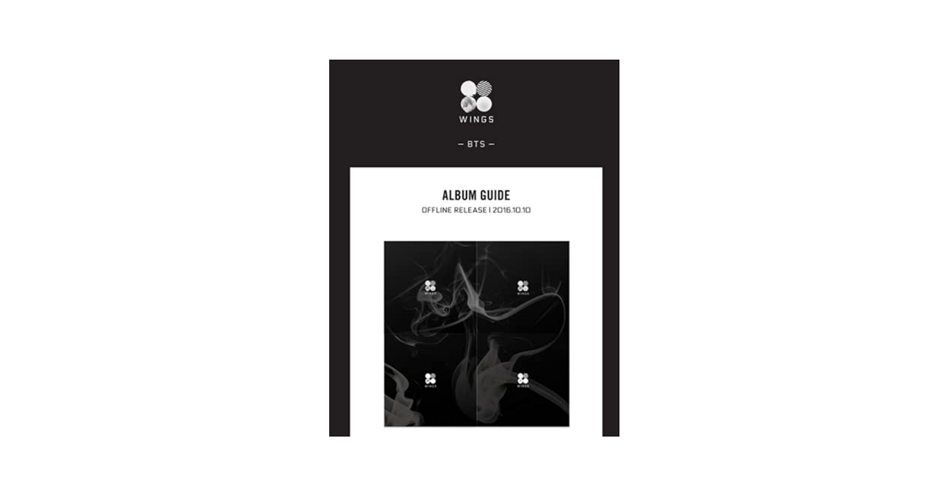 防弾少年団(BTS) - WINGS Face photobook BTS 公式 Bts Wings Tour Face Photo Collection Official Book | eBay