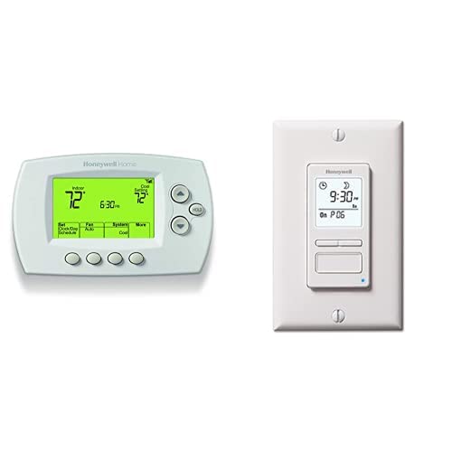 Honeywell Home RTH6580WF Wi-Fi Programmable Thermostat + RPLS740B Programmable Light Switch Honeywell Home RTH6580WF Wi-Fi Programmable Thermostat + RPLS740B Programmable Light Switch