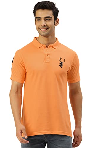 Image of CHKOKKO Men's Cotton Regular Fit Half Sleeves Polo T-Shirt