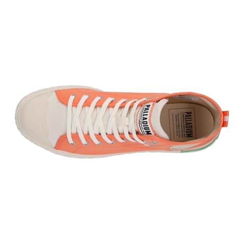 Image of Palladium Unisex Palla Ace Mid Organic Canvas Lace Up Sneaker
