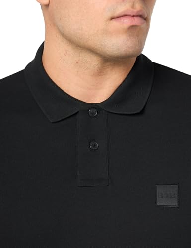 BOSS Men's Square Patch Logo Slim Fit Pique Polo Shirt2
