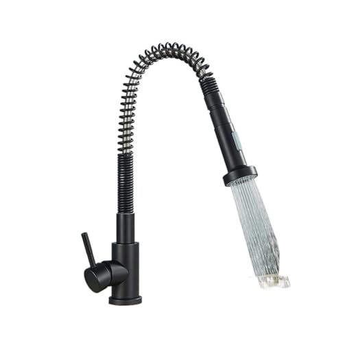 Robinet de cuisine à double mode spray et rotation 360 degrés pour évier moderne - 4