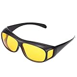 Óculos Visão Noturna Unissex Dirigir Noite Atividade Norturna Proteção UV Para Esportes Ciclismo Lentes Amarelas