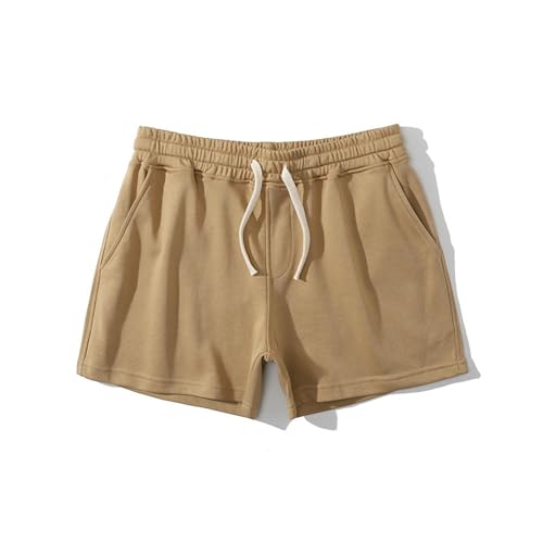 Shorts deportivos casual de algodón para hombre miniatura 4