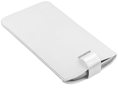 mumbi Genuine Leather Case Compatible with Motorola Moto X4 White - Image 4