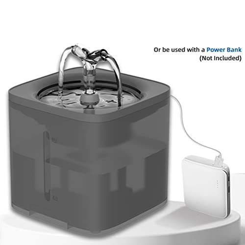 Fuente de agua automática para gatos de 2L miniatura 5
