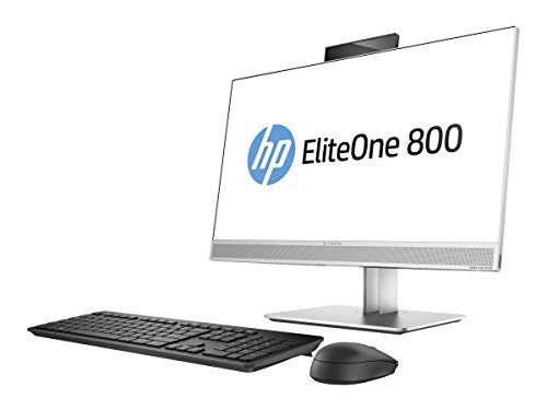 Image of HP 1JF75UT#ABA EliteOne 800 G3 23.8 inch All-in-One PC - 8 GB RAM - 256 GB SSD - Intel HD Graphics - Black /Silver