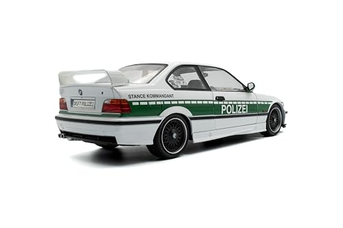 Modelo a escala 1:18 BMW E36 M3 Coupe policía blanco miniatura 3