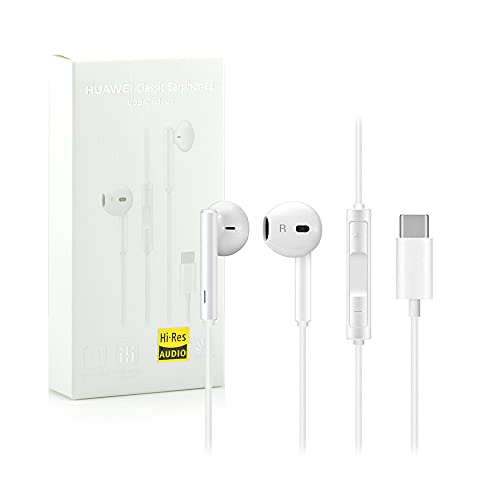 HUAWEI 55030088 écouteurs Intra-Auriculaires Type-C CM33 En Vrac, Pas D'emballage De Vente Au Détail, blanc