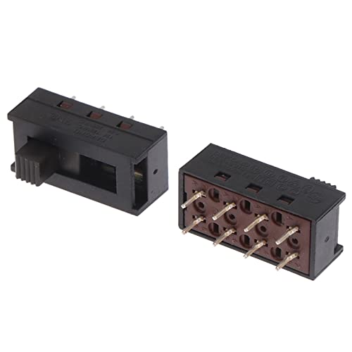 Interruptor deslizante negro DSE-2310 para secador de pelo de 3 vías 3