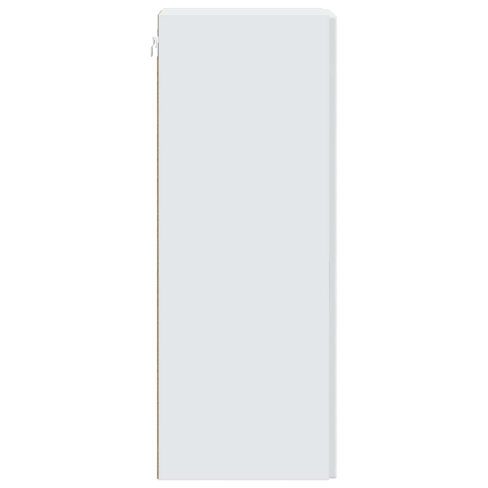 vidaXL Armoire Murale 33 x 34,5 x 90 cm Bois d'ingénierie Blanc