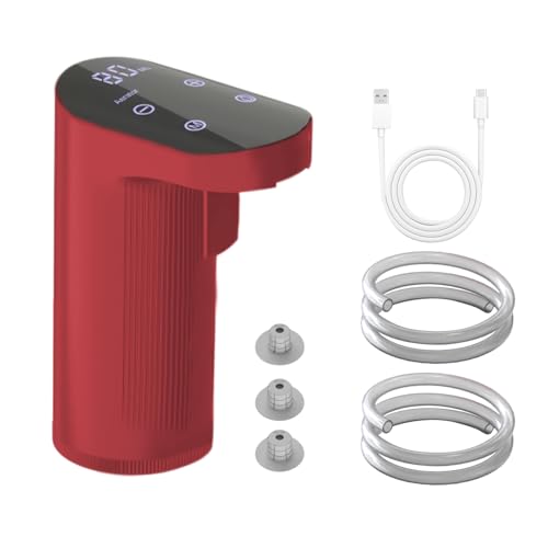 Decantador eléctrico, dispensador de vino recargable de USB, bomba de licor de whisky de cantidad ajustable, aireación con vertido suave, accesorios de vino para hombres entusiastas, mujeres, mamá pap