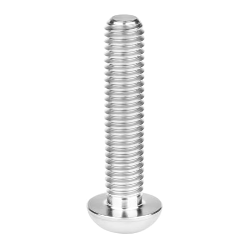 Image of Titanium Bolt M4x6 8 10 12 15 20mm Hex Head Screws for Bicycle Pack of 4 (Silver, M4x20mm)