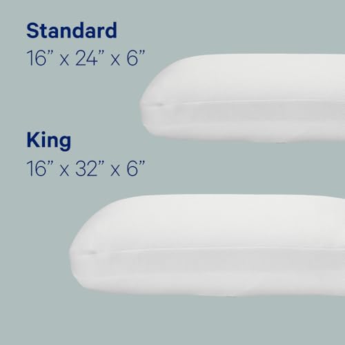 Casper, King Essential Cooling Hybrid Pillow, Single Pack