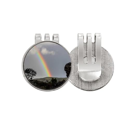 Marqueur de balle de golf arc-en-ciel émaillé, l'idée cadeau idéale pour passionnés de swing