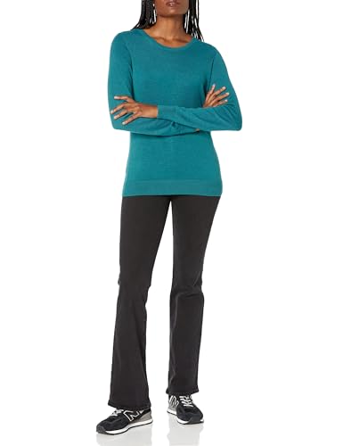 Image of Amazon Essentials Women's Long-Sleeve Lightweight Crewneck Sweater, Flattering (Available in Plus Size)