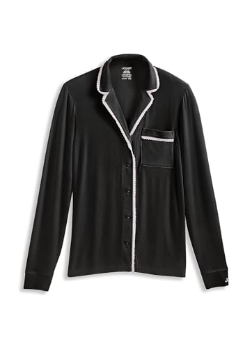 Jockey Women's Sleepwear Cooling Modal Notch Collar Long Sleeve Top & Pant Set3