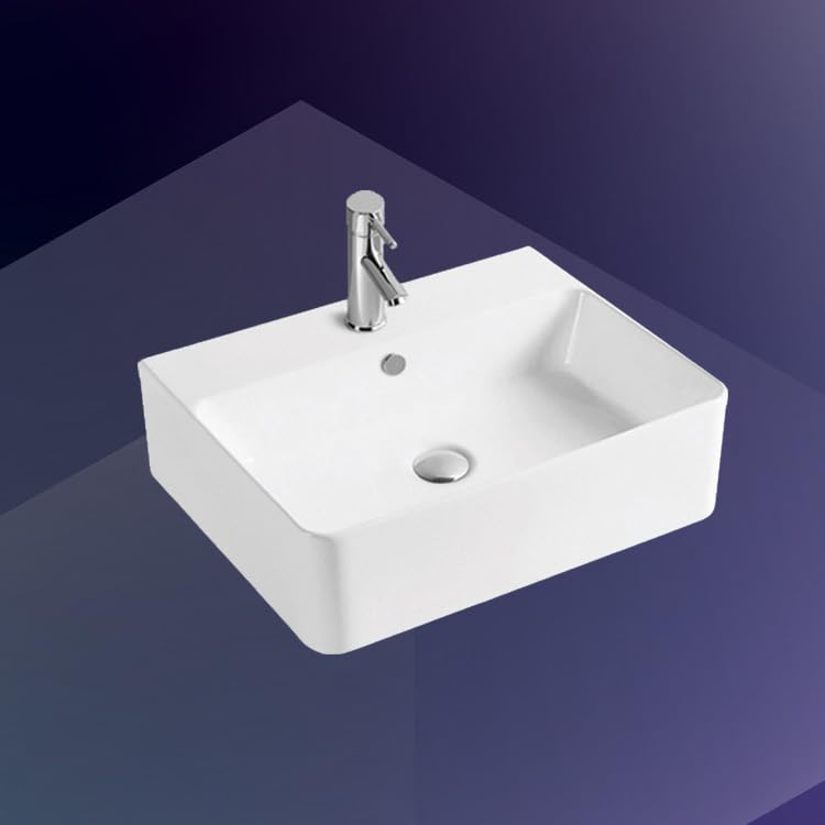 Umywalka Łazienkowa Umywalka Nablatowa Do Łazienki Kwadratowa Umywalka Artystyczna Ceramiczna Umywalka Nablatowa Do Hotelu Domowa Ceramiczna Umywalka Umywalki Nablat