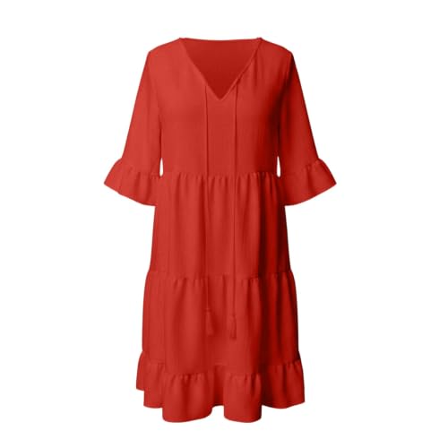 Robe à franges superposées décontractée pour look vacances et chic - 4
