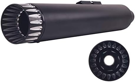 Handmo 4 Inch Street 750 Exhaust Slip On Muffler,Harley XG750 Exhaust, Heat Resistant Matte Black Street 500 Exhaust, For Harley 2014-2022 Street Rod 750 500 XG750 XG500