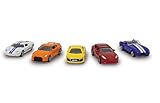 Jamara 460359 - Street Kings 1:64 Diecast Set A 5 uds. - Licencia Official, Carrocería metálica