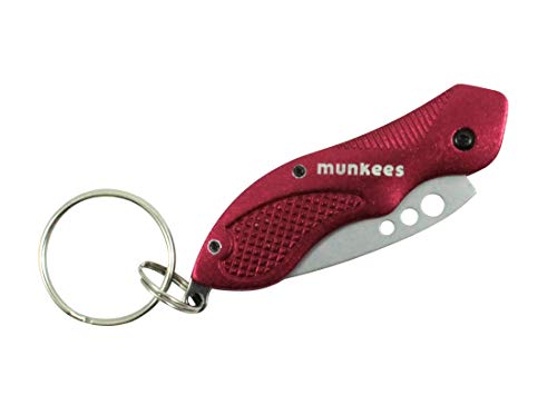 Taschenmesser Munkees Klappmesser II Schlüsselanhänger aus Edelstahl
